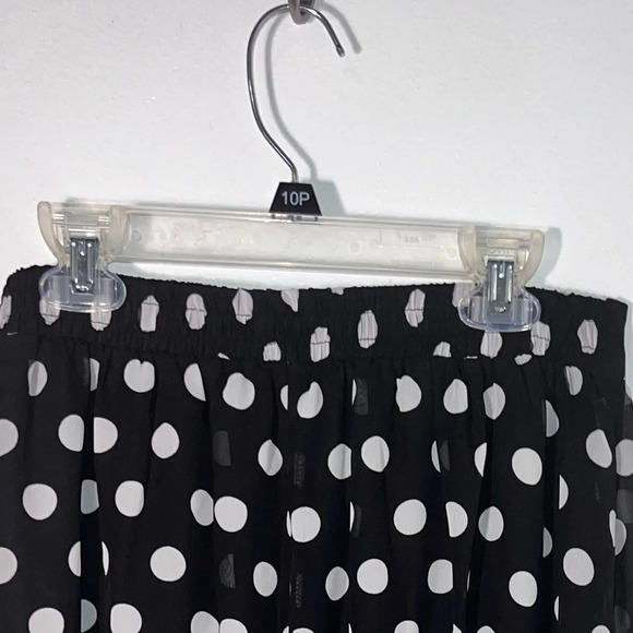 D-signed Disney girls XL elastic waist hi-low hem lined polkadot, midi skirt - Picture 6 of 11